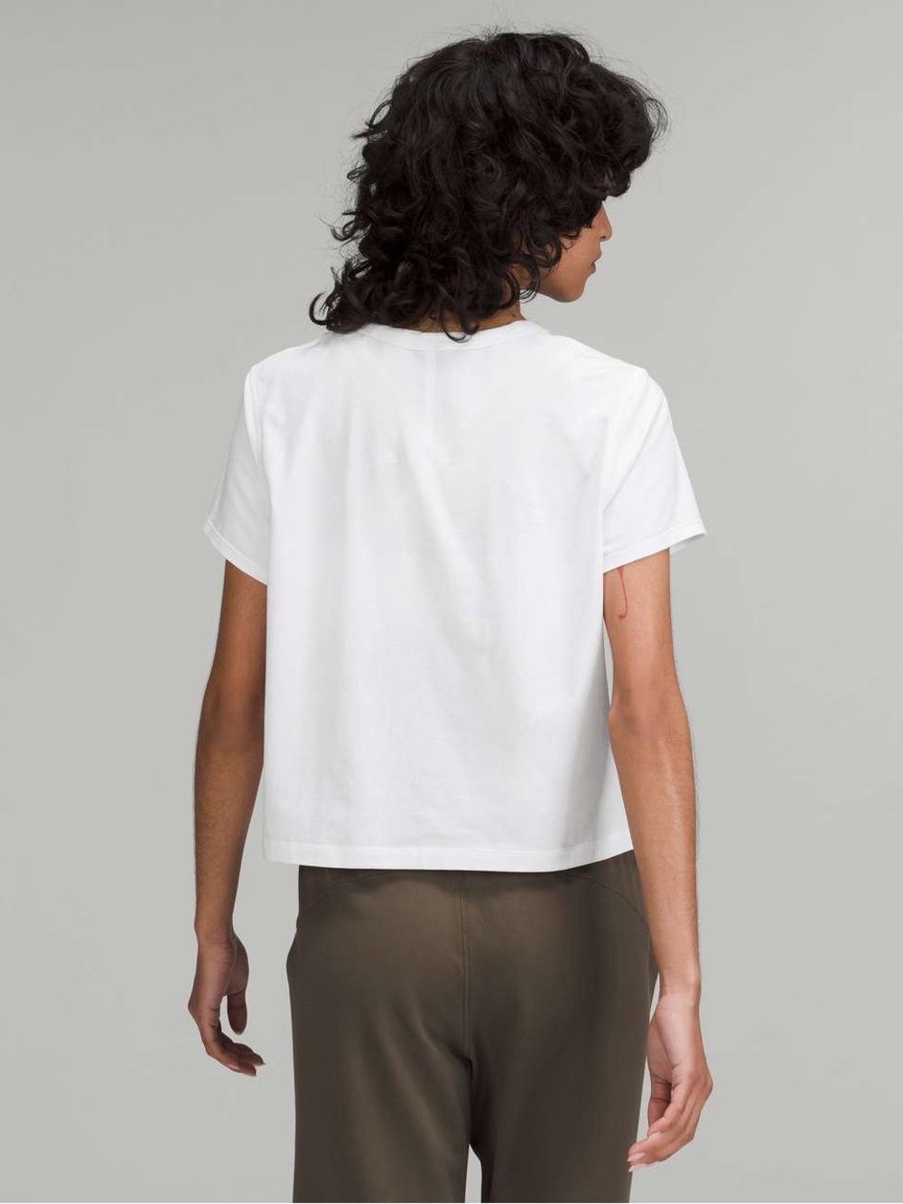 Lululemon Classic Fit Cotton Blend Short Sleeve Boxy Tee ~Small - Picture 1 of 5